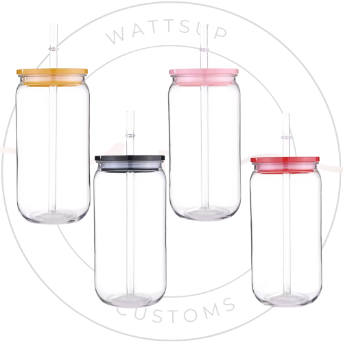 20oz Glass cup with Acrylic Lid (Non Snow Globe)