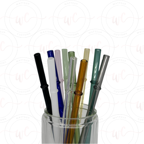 Colored Glass Straws
