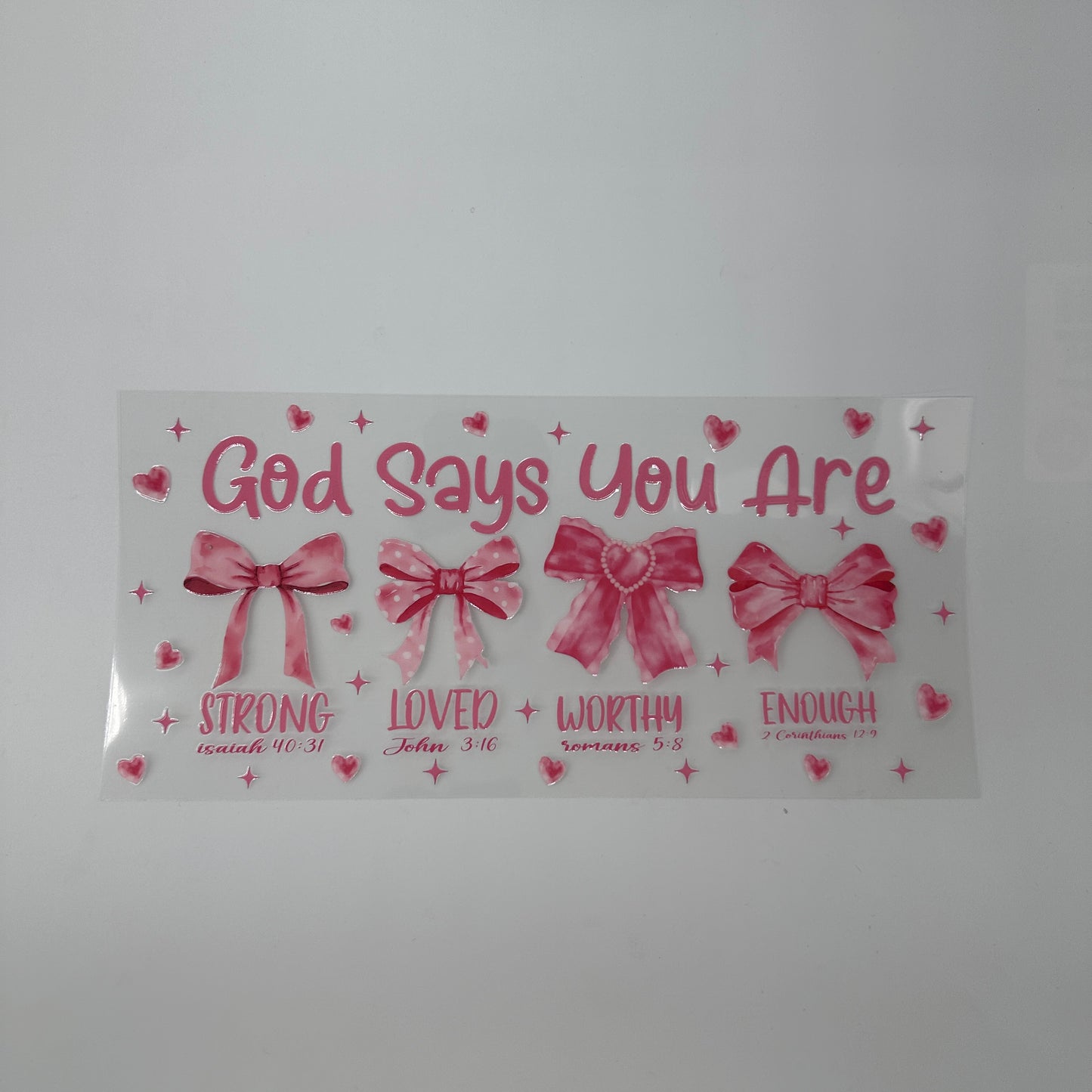 God says you are....