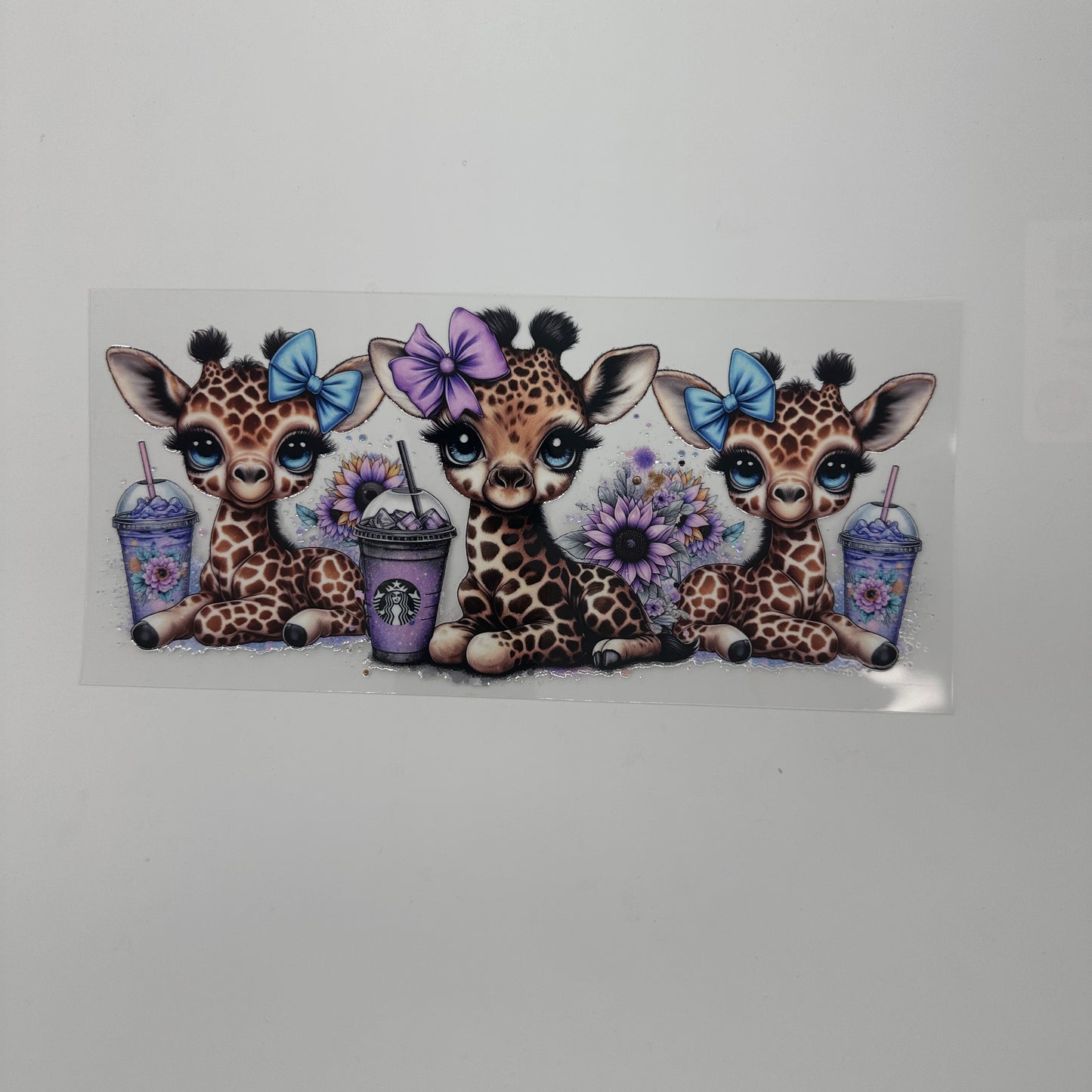 Giraffe bow trio