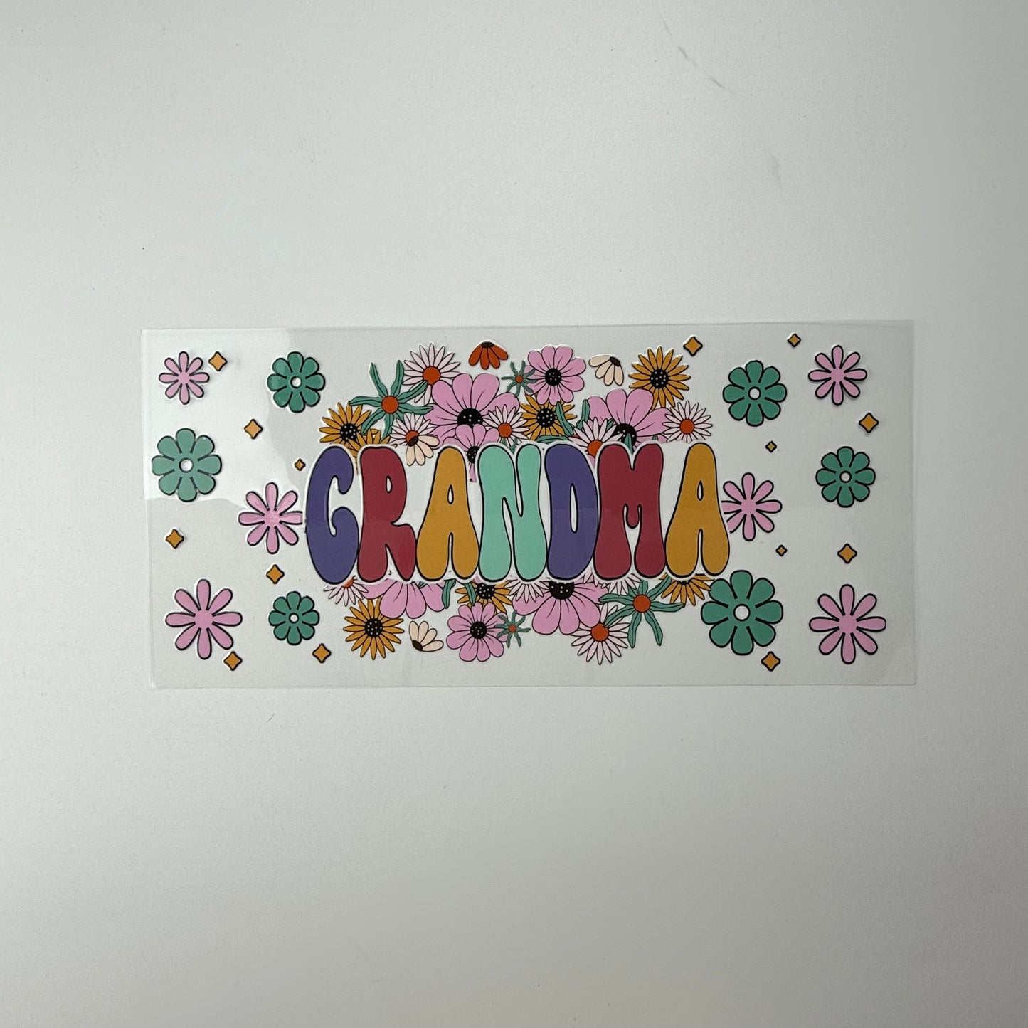 Grandma and Flowers