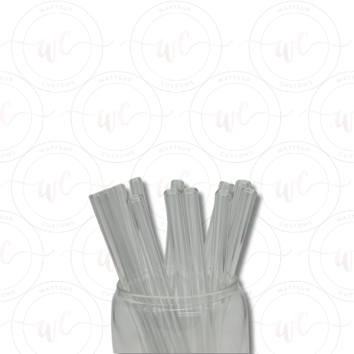 Colored Glass Straws