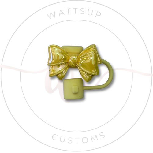 Bow Straw Toppers