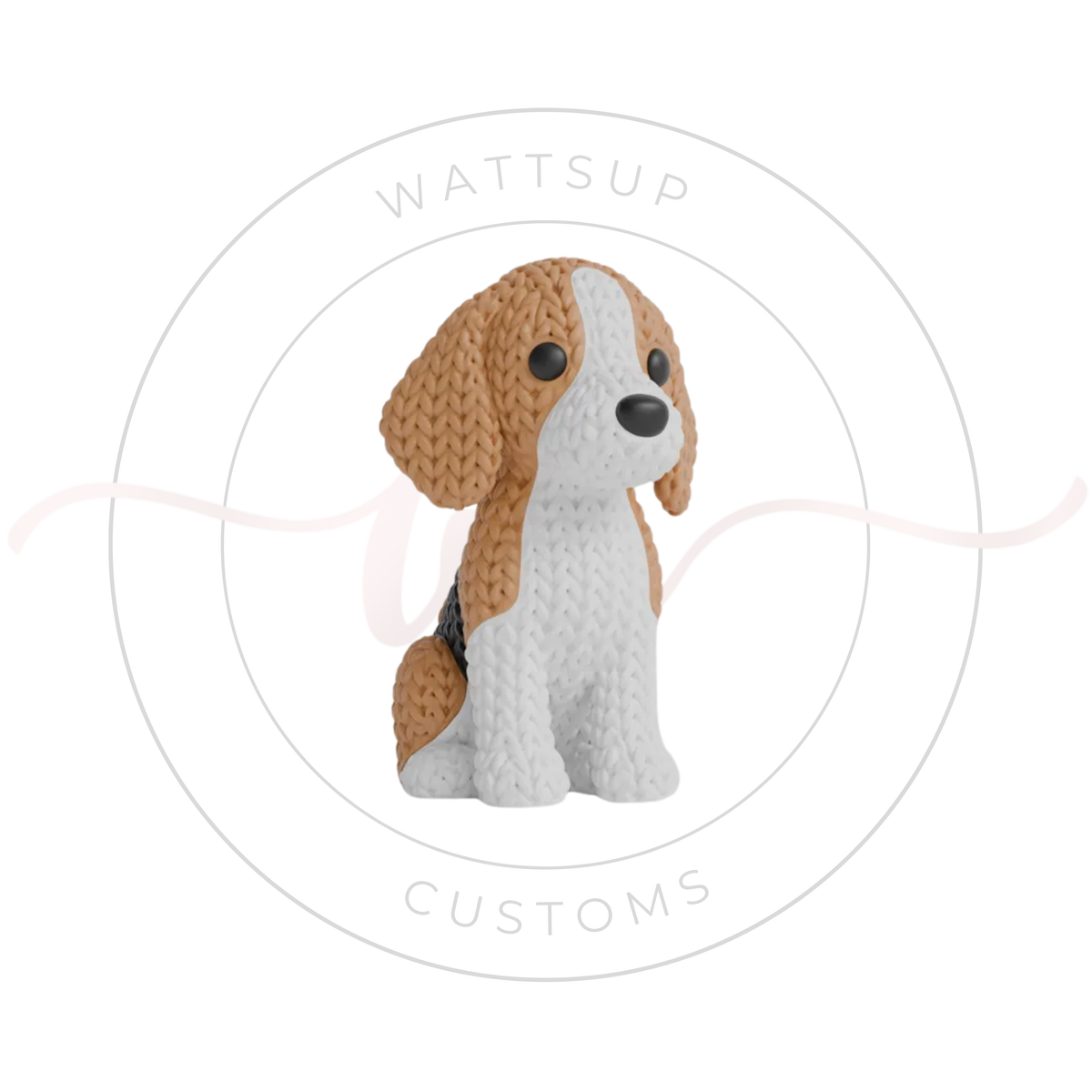 Knitted Dog and Cat Straw Charms
