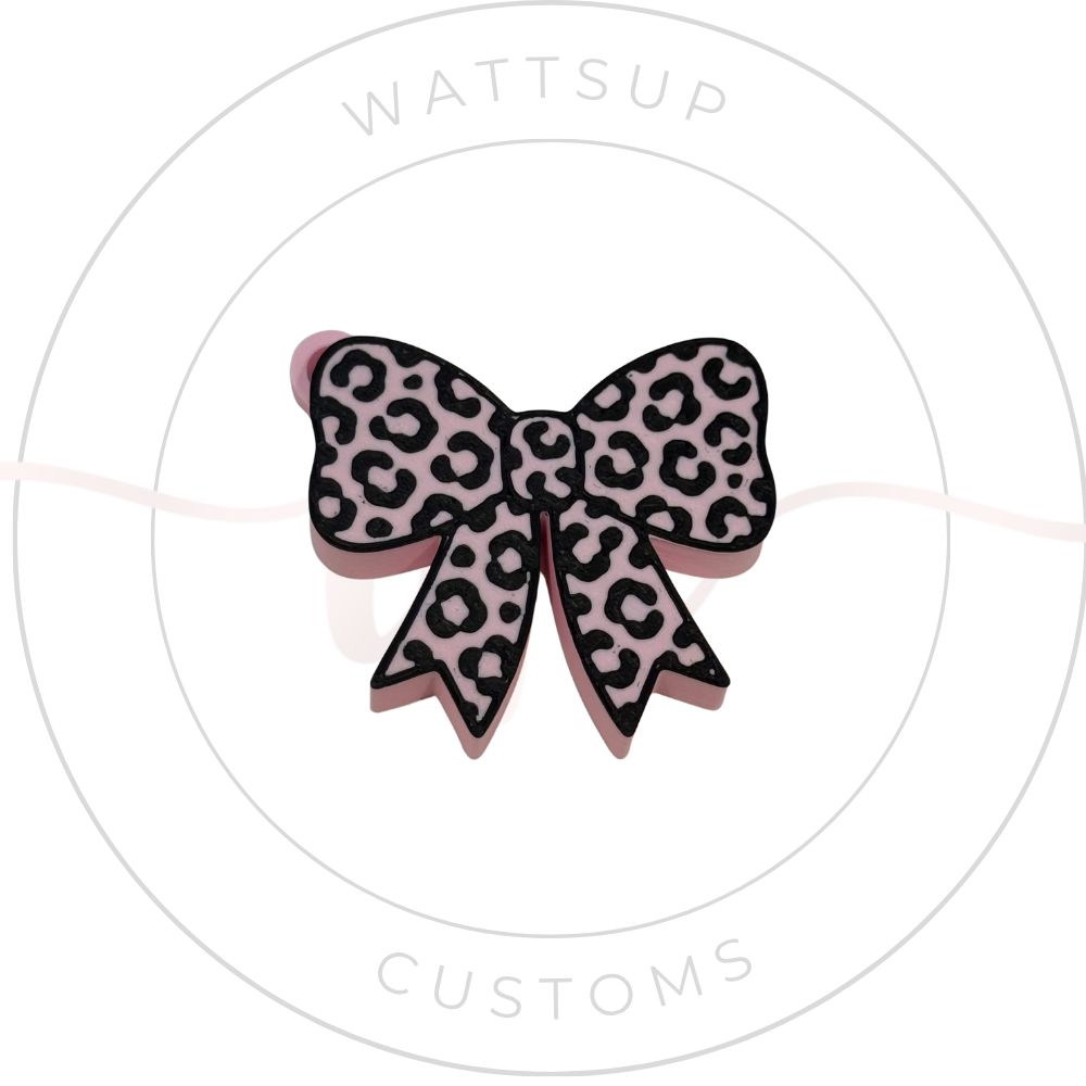 Pink Cheetah Bow Can Opener