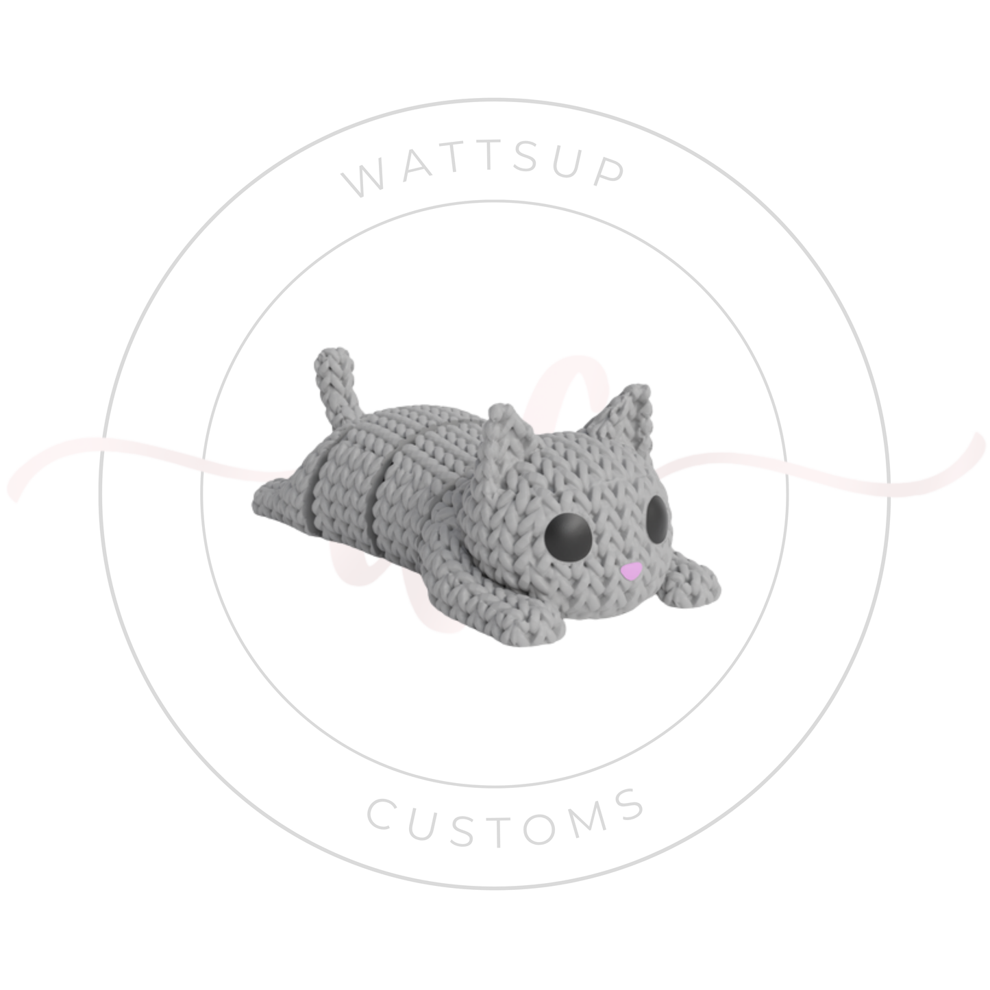 Articulated Knitted Animal Figures Or Keychains