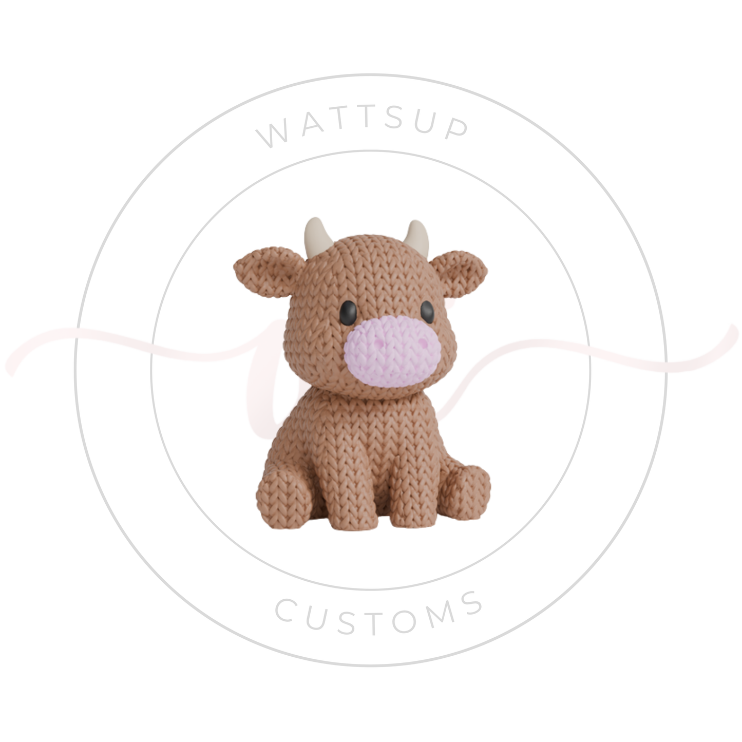 Knitted Animal Figures Or Keychains