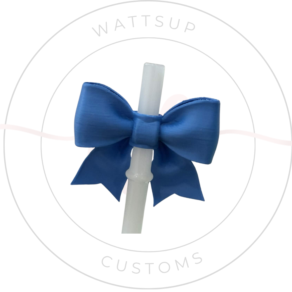 Bow Straw Charm - Wattsupcustoms