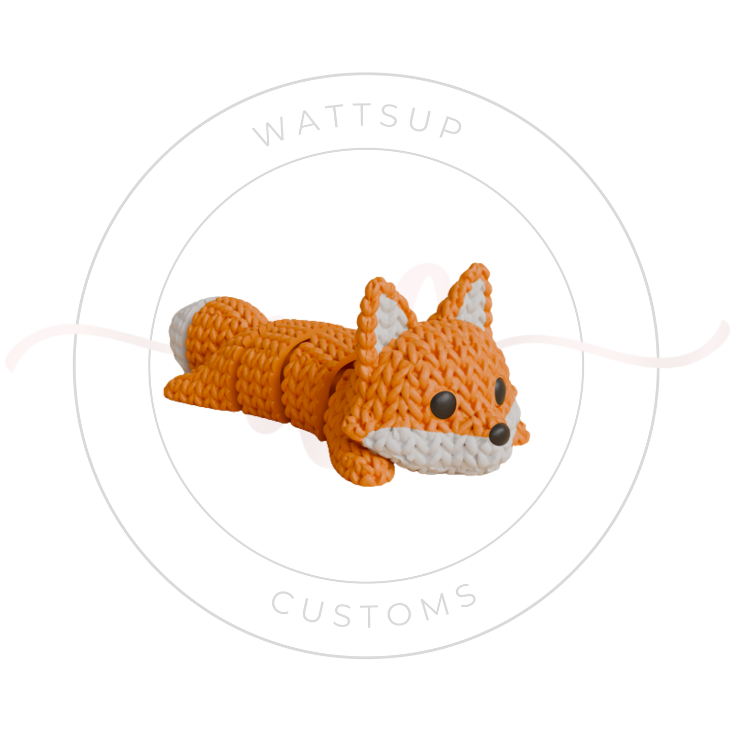 Articulated Knitted Animal Figures Or Keychains