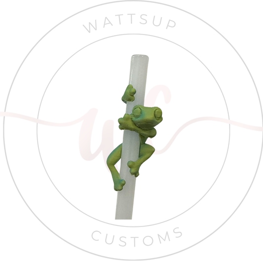 Frog Straw Charm