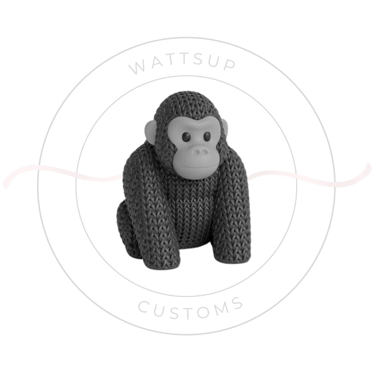 Knitted Animal Figures Or Keychains