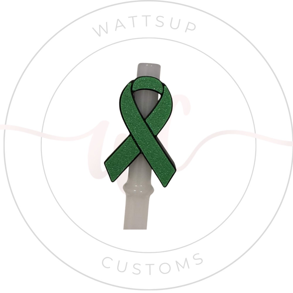 Awareness Straw Charm - Wattsupcustoms