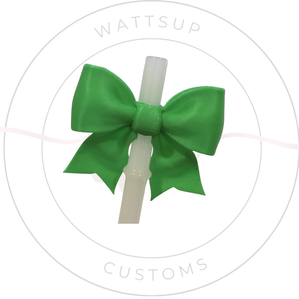 Bow Straw Charm