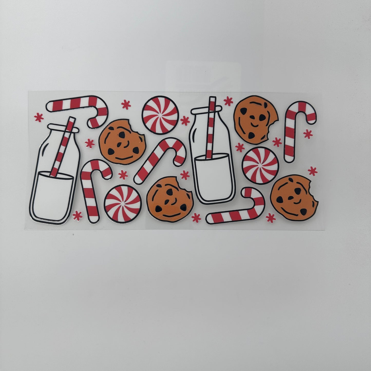 Christmas cookies and milk