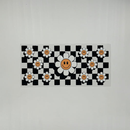 Checkered Smiley Pattern