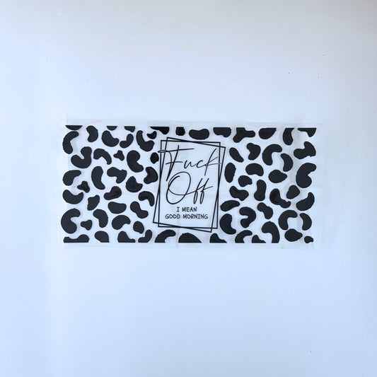 Leopard F*** Off Quote