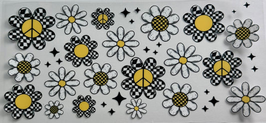 Daisies and Peace Signs - Wattsupcustoms