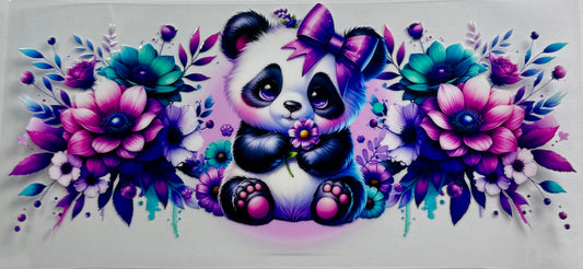 Purple Bow Panda - Wattsupcustoms