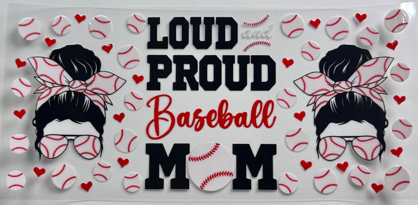 Proud Baseball Mom