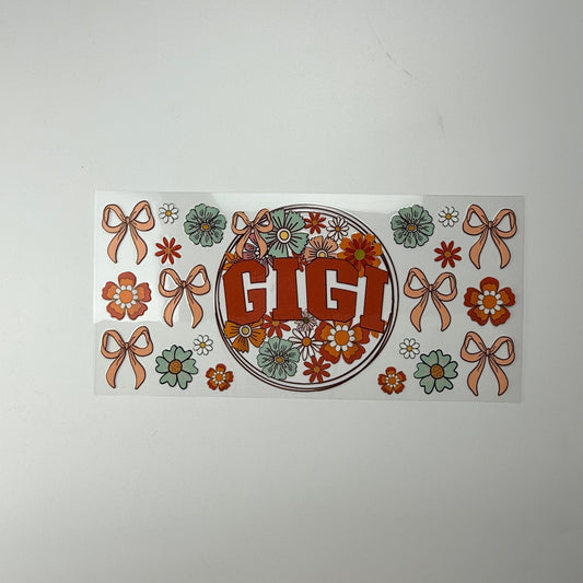 Orange Ribbon Gigi