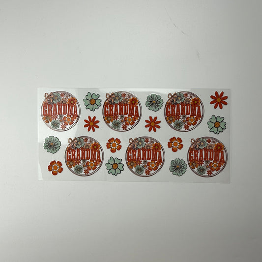 Orange Ribbon Grandma