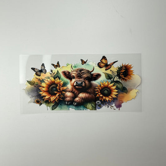 Calf with Sunflowers 2
