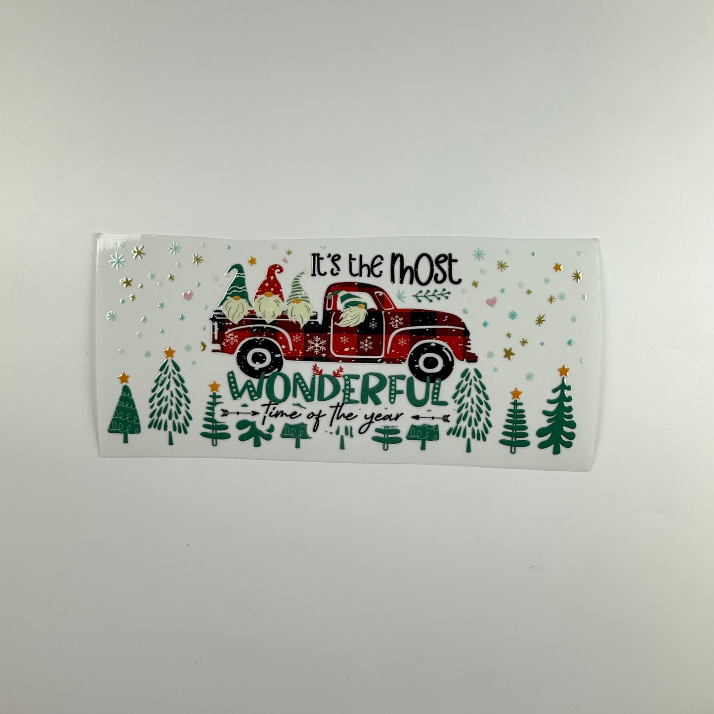 Christmas Truck and Gnomes