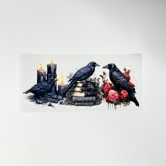 Ravens and Books - Wattsupcustoms