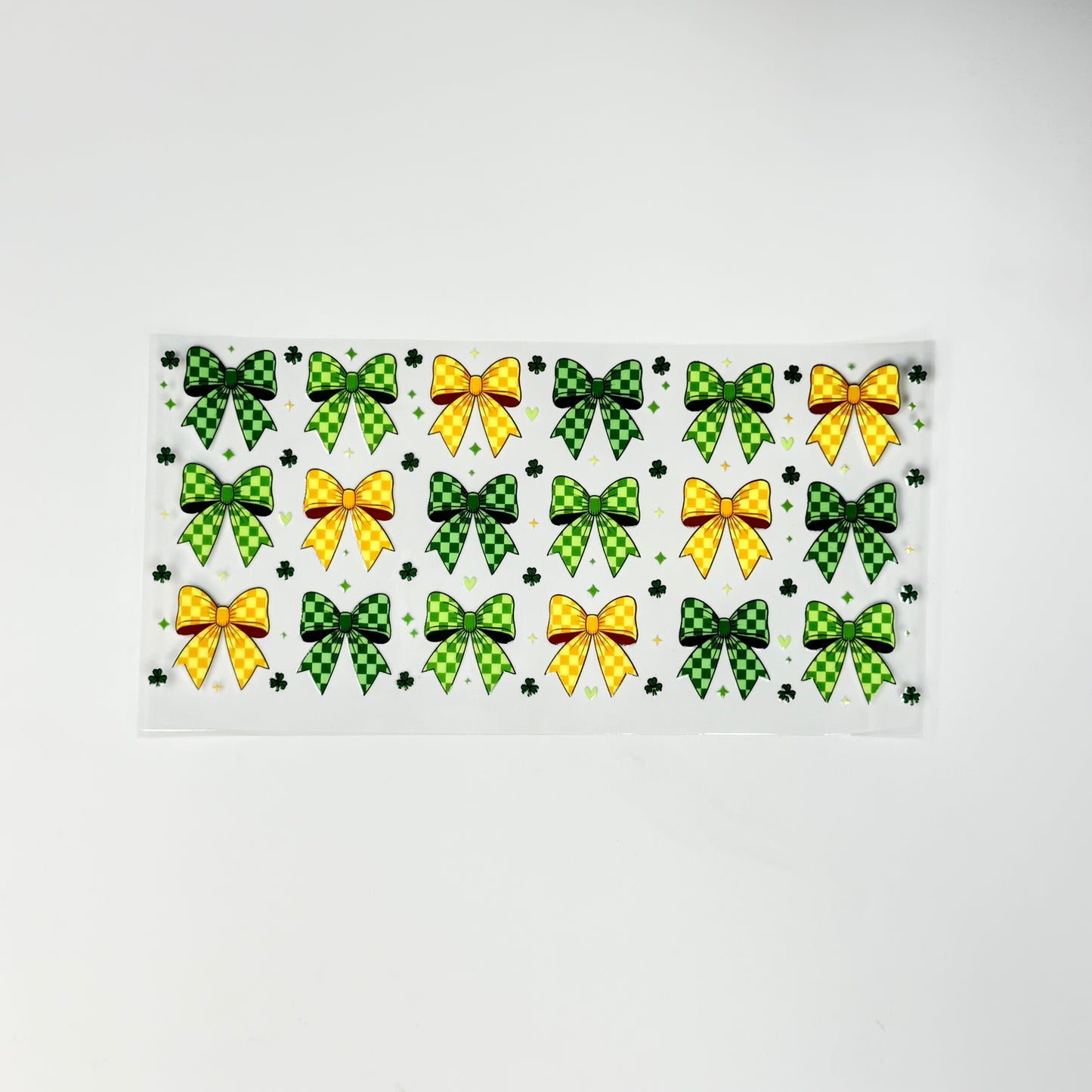 Green and Yellow Bows - Wattsupcustoms