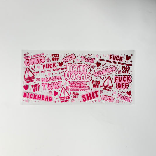 Daily Vocab NSFW - Wattsupcustoms