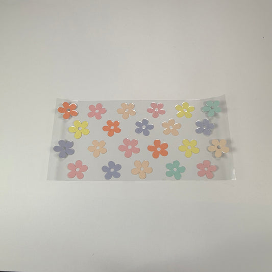 Pattern - Colored Daisies