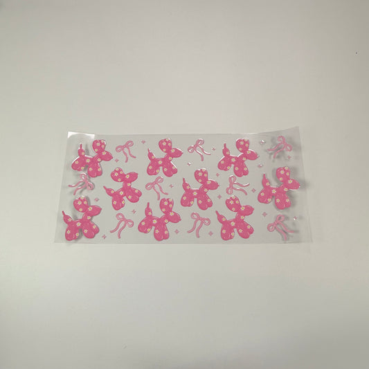 Pattern - Pink Balloon Dogs