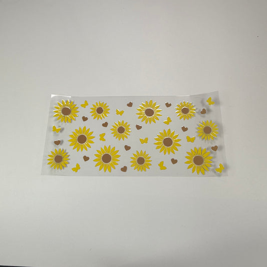 Pattern - Sunflowers and Hearts 2 - Wattsupcustoms