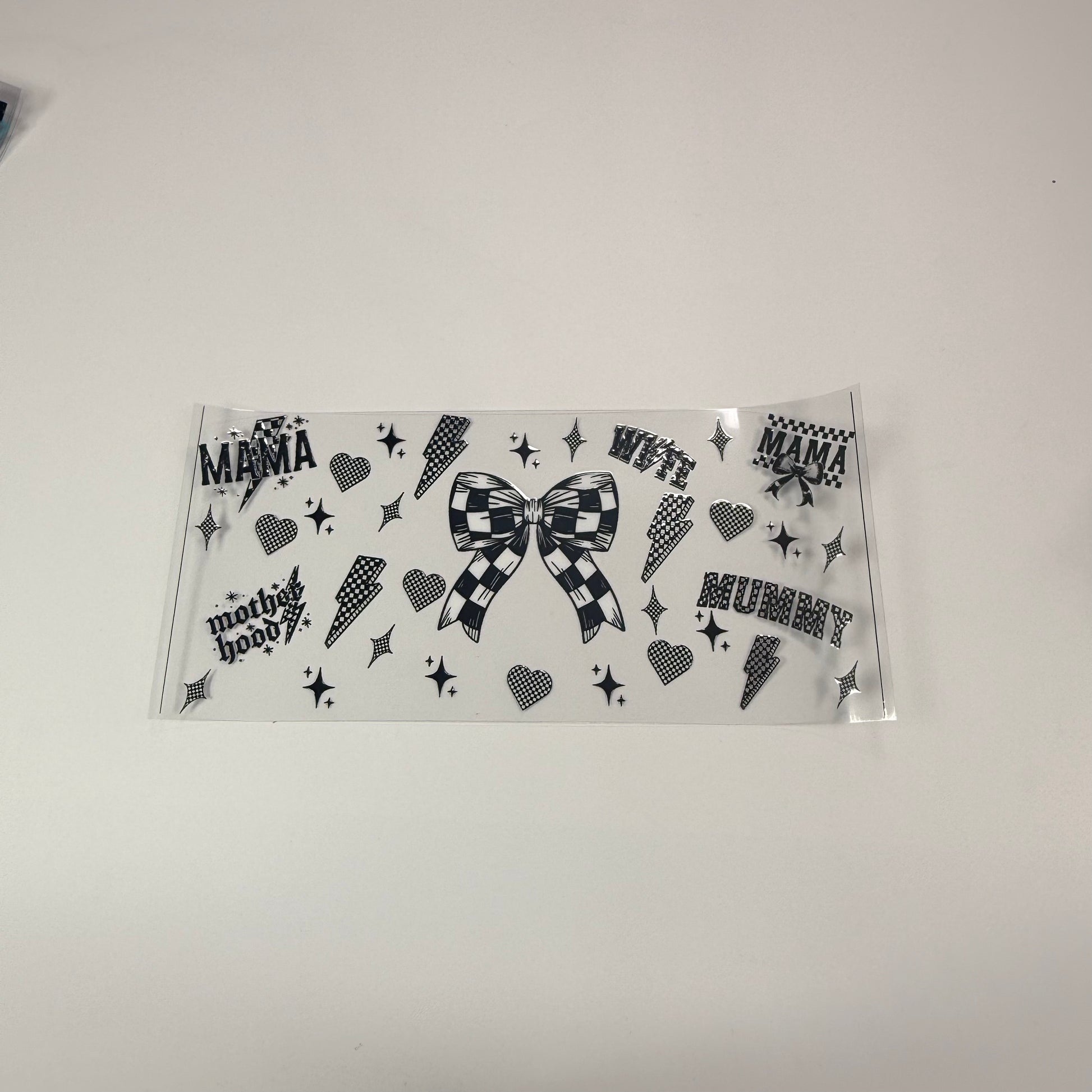 Checkered Bow Mama - Wattsupcustoms