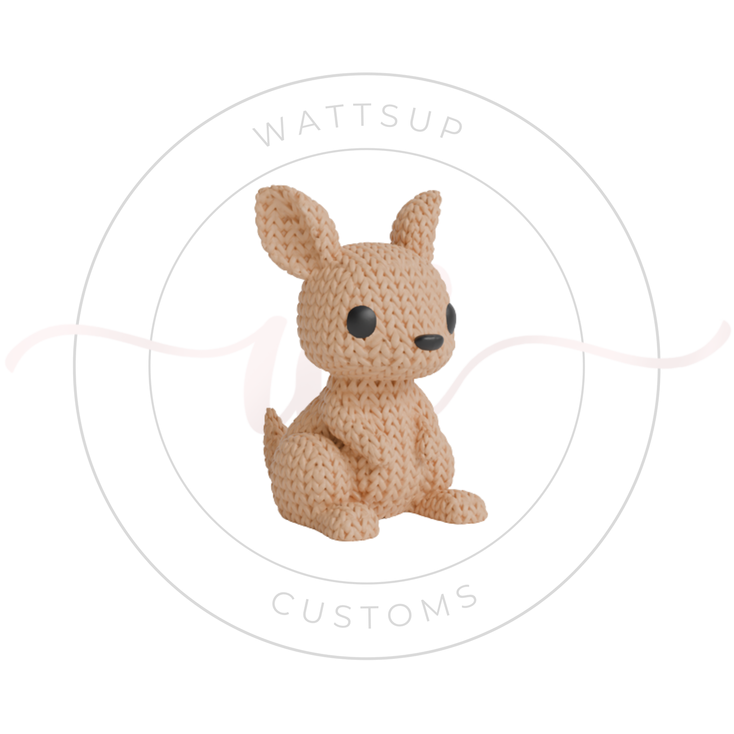 Knitted Animal Figures Or Keychains