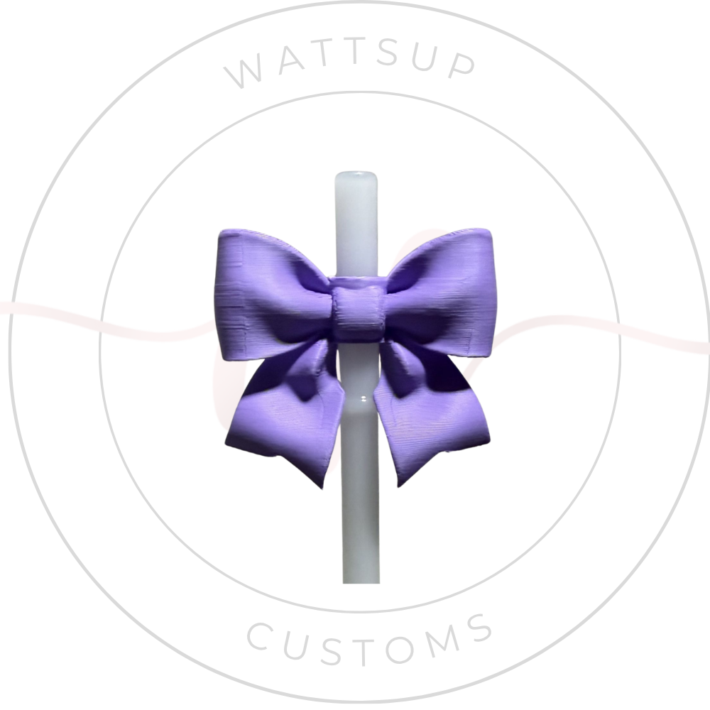 Bow Straw Charm