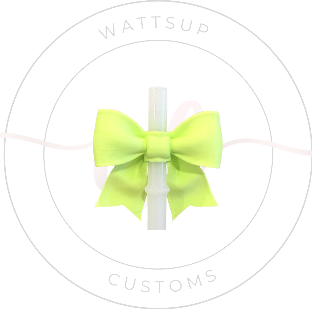 Bow Straw Charm