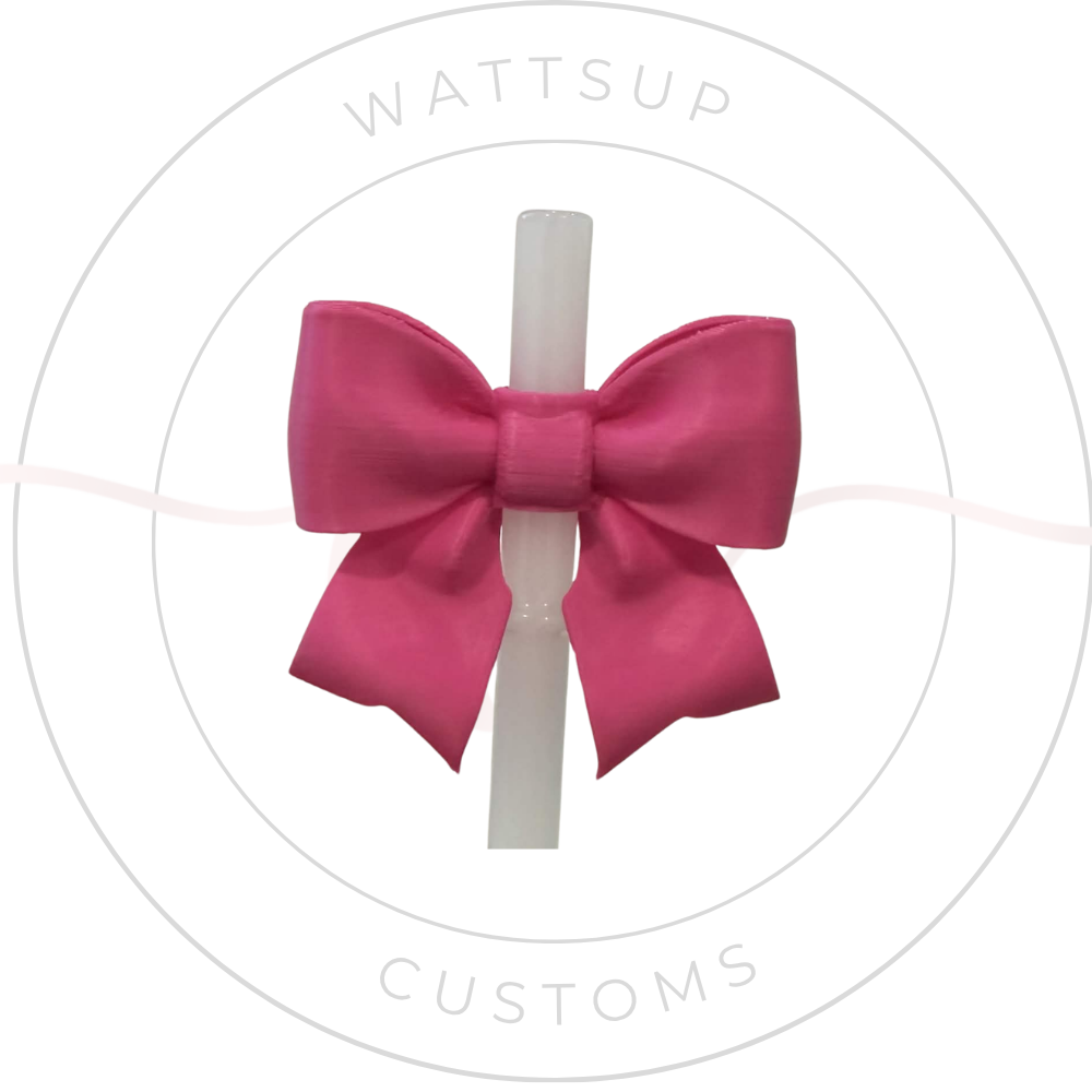 Bow Straw Charm - Wattsupcustoms