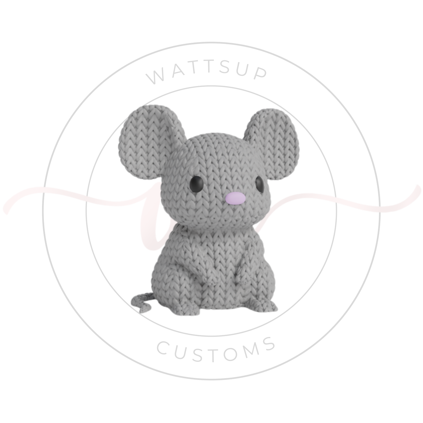 Knitted Animal Figures Or Keychains