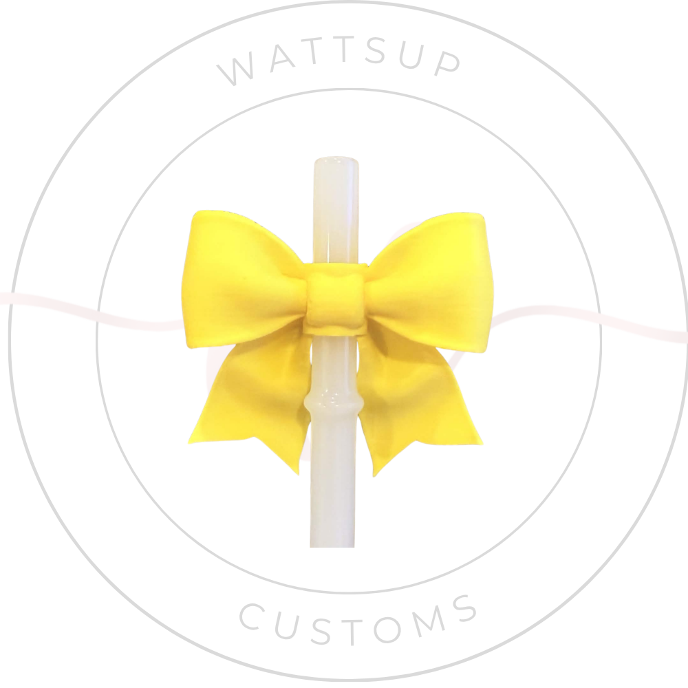 Bow Straw Charm