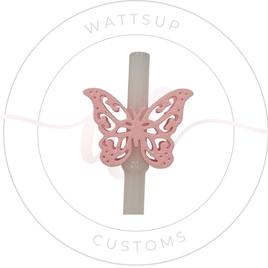 Butterfly Straw Charm