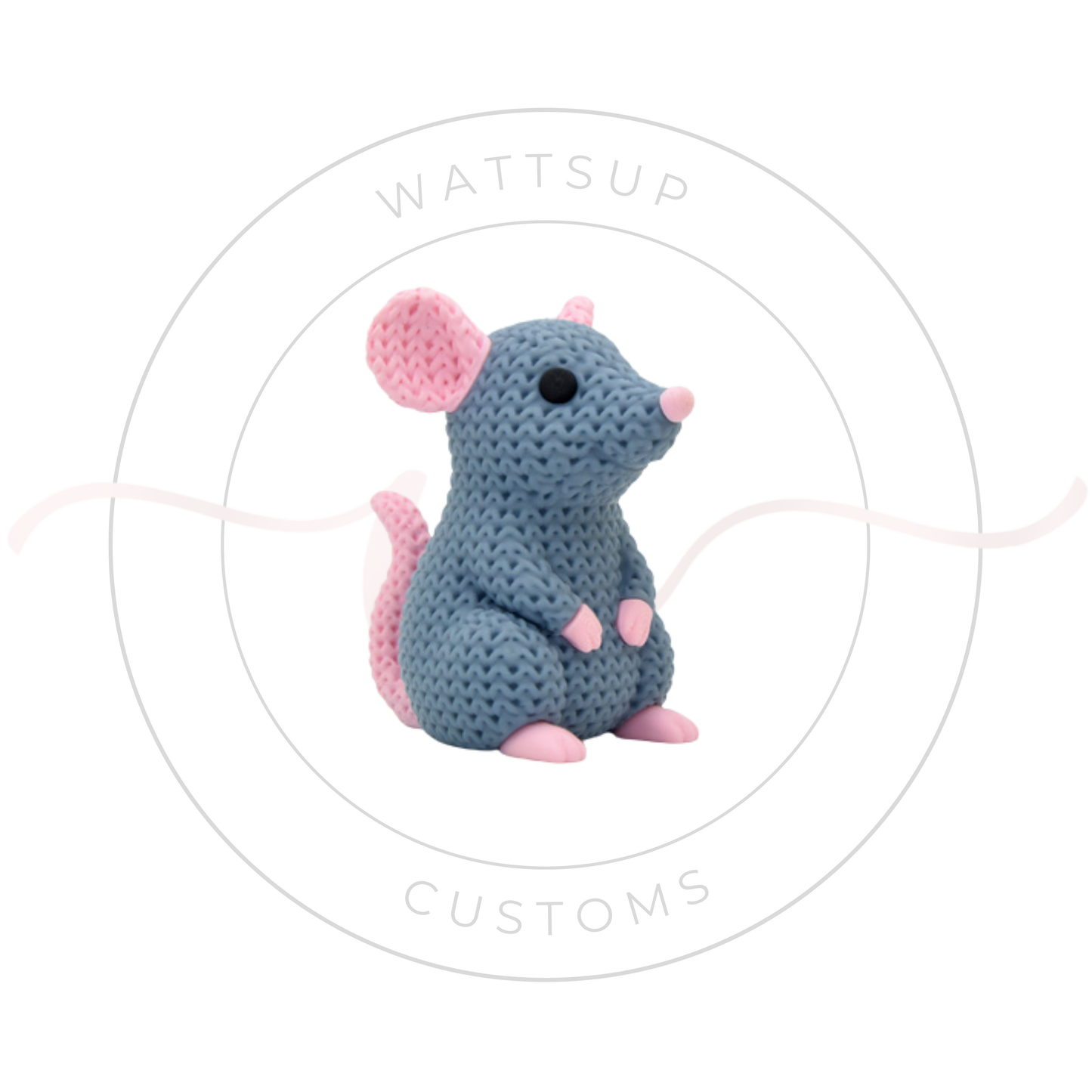 Knitted Animal Figures Or Keychains