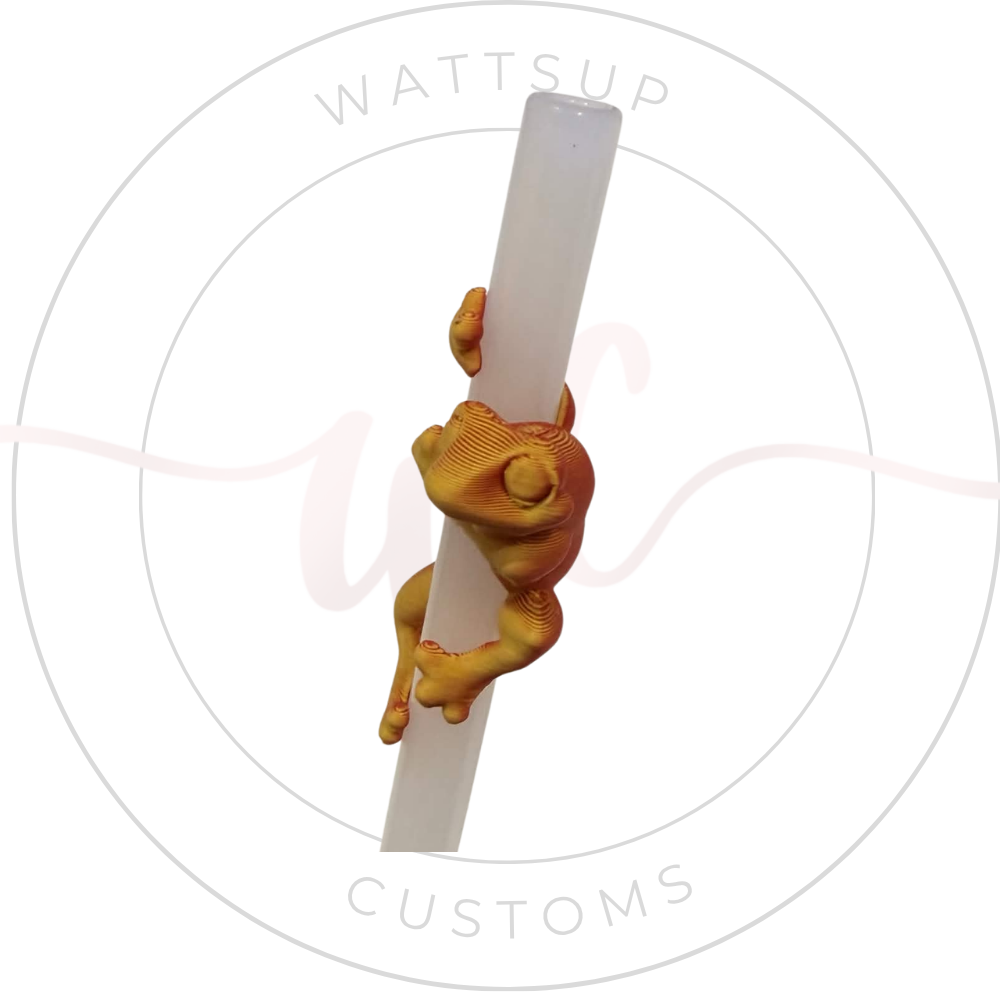 Frog Straw Charm - Wattsupcustoms