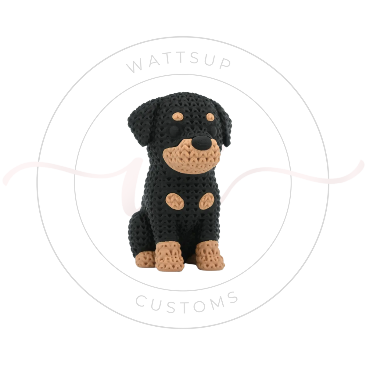Knitted Dog and Cat Straw Charms