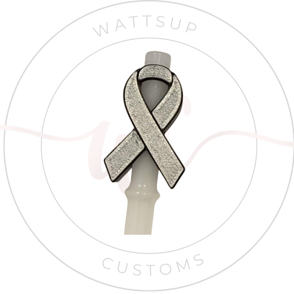 Awareness Straw Charms