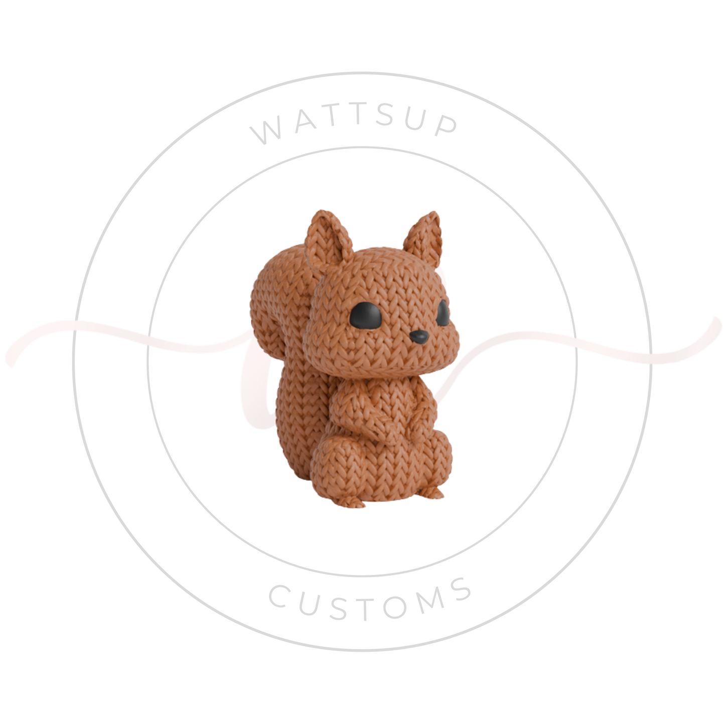 Knitted Animal Figures Or Keychains