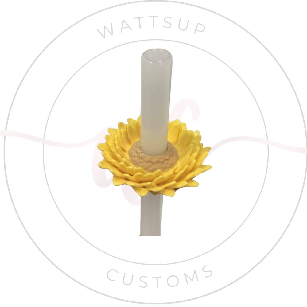 Sunflower Straw Charm
