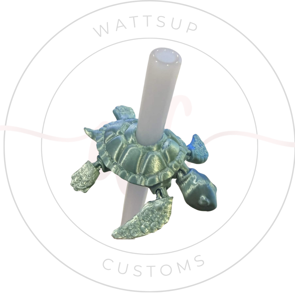 Sea Turtle Straw Topper