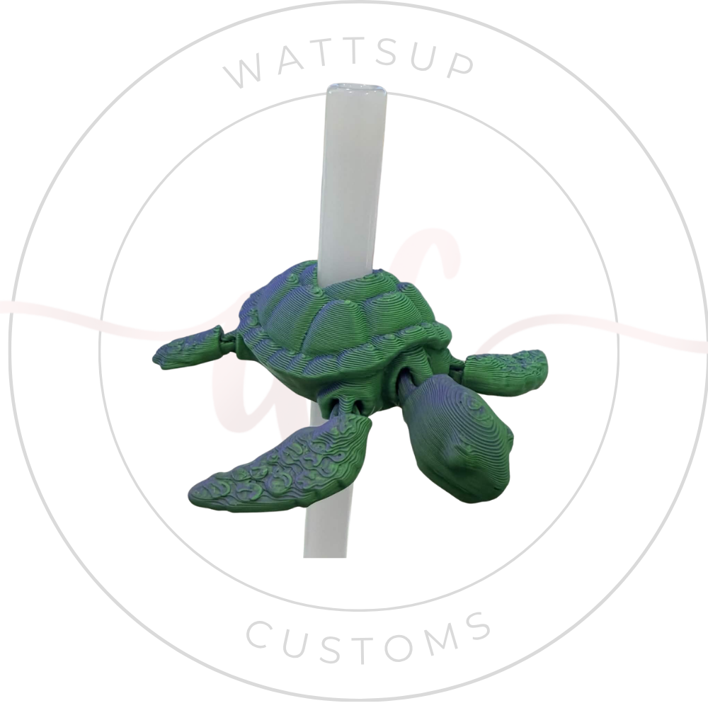 Sea Turtle Straw Topper