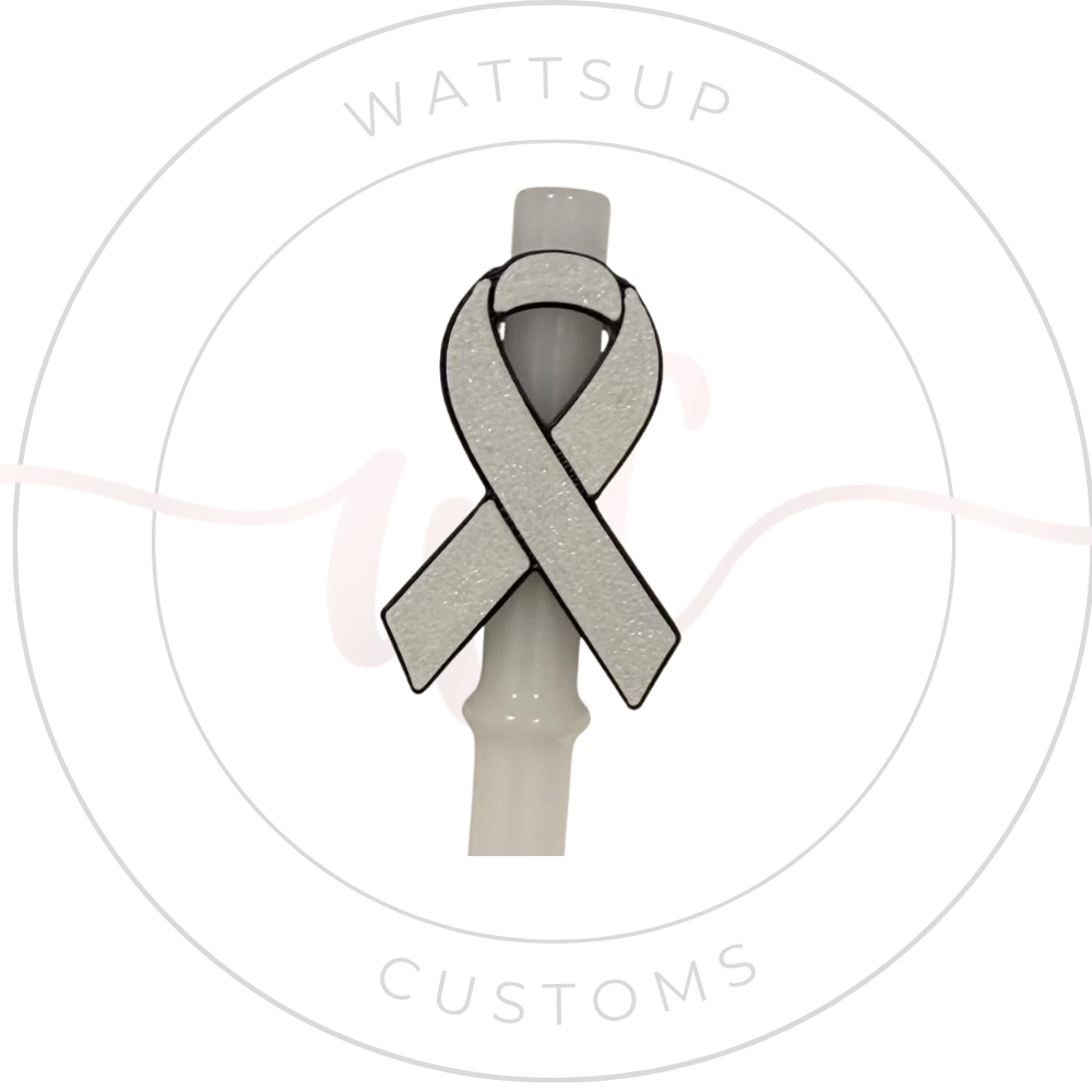 Awareness Straw Charms